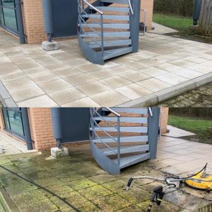 paving slabs before and after
