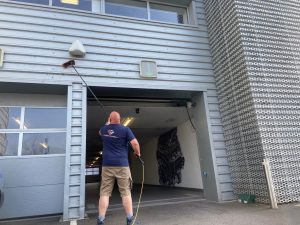 cladding cleaning during