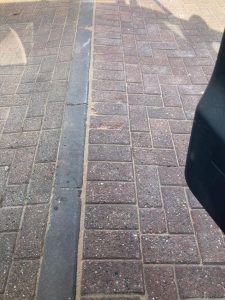 paving levelled